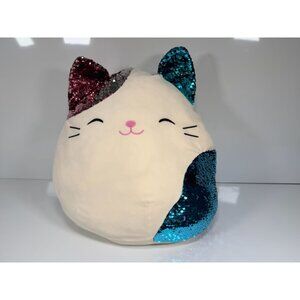 Squishmallow Shany the Calico Cat 16 Inch Stuffed Plush with Sequins Large